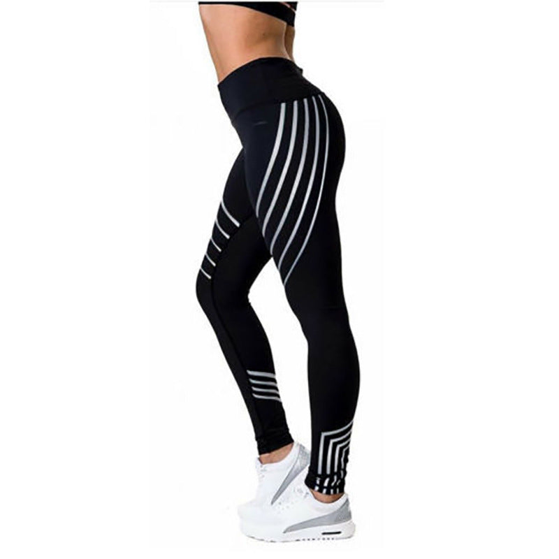 Reflective Sport Yoga Pants Yoga Pants fashion novaa 3 L