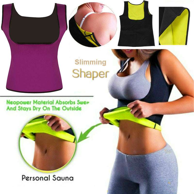 Women Neoprene Shaperwear Waist Traine Push Up Vest Tummy Belly Girdle Body Shaper Waist Cincher Corset dress fashion novaa