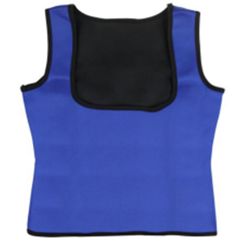Women Neoprene Shaperwear Waist Traine Push Up Vest Tummy Belly Girdle Body Shaper Waist Cincher Corset dress fashion novaa L Blue