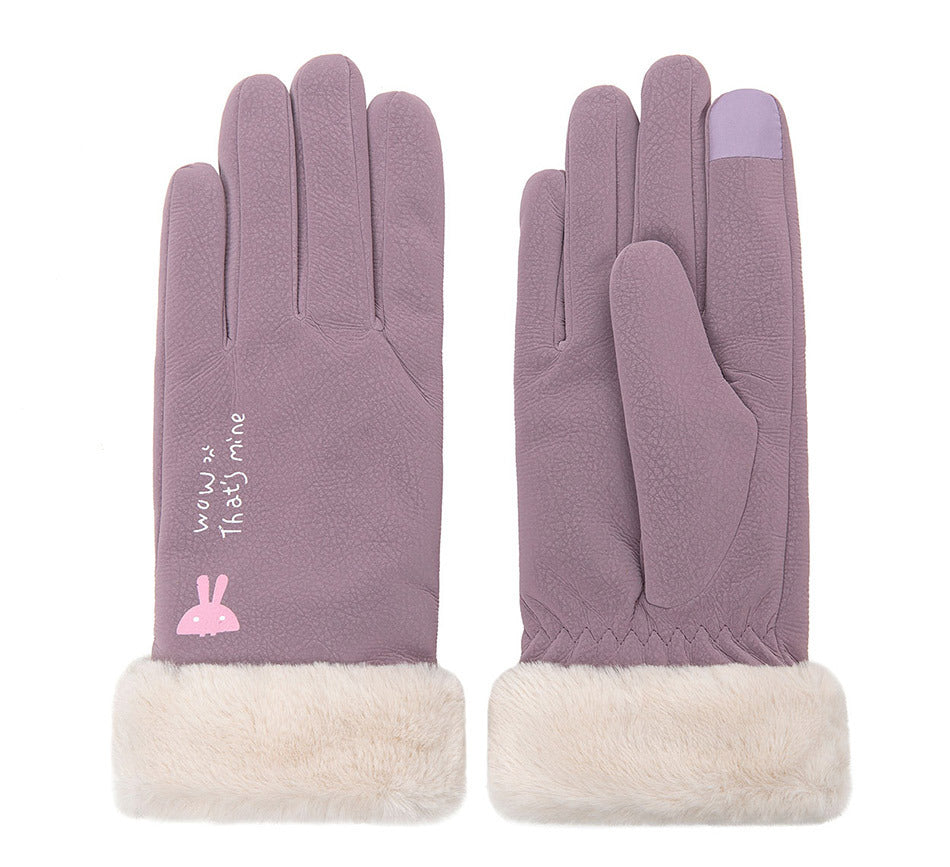 winter gloves winter gloves VISMERA Violet