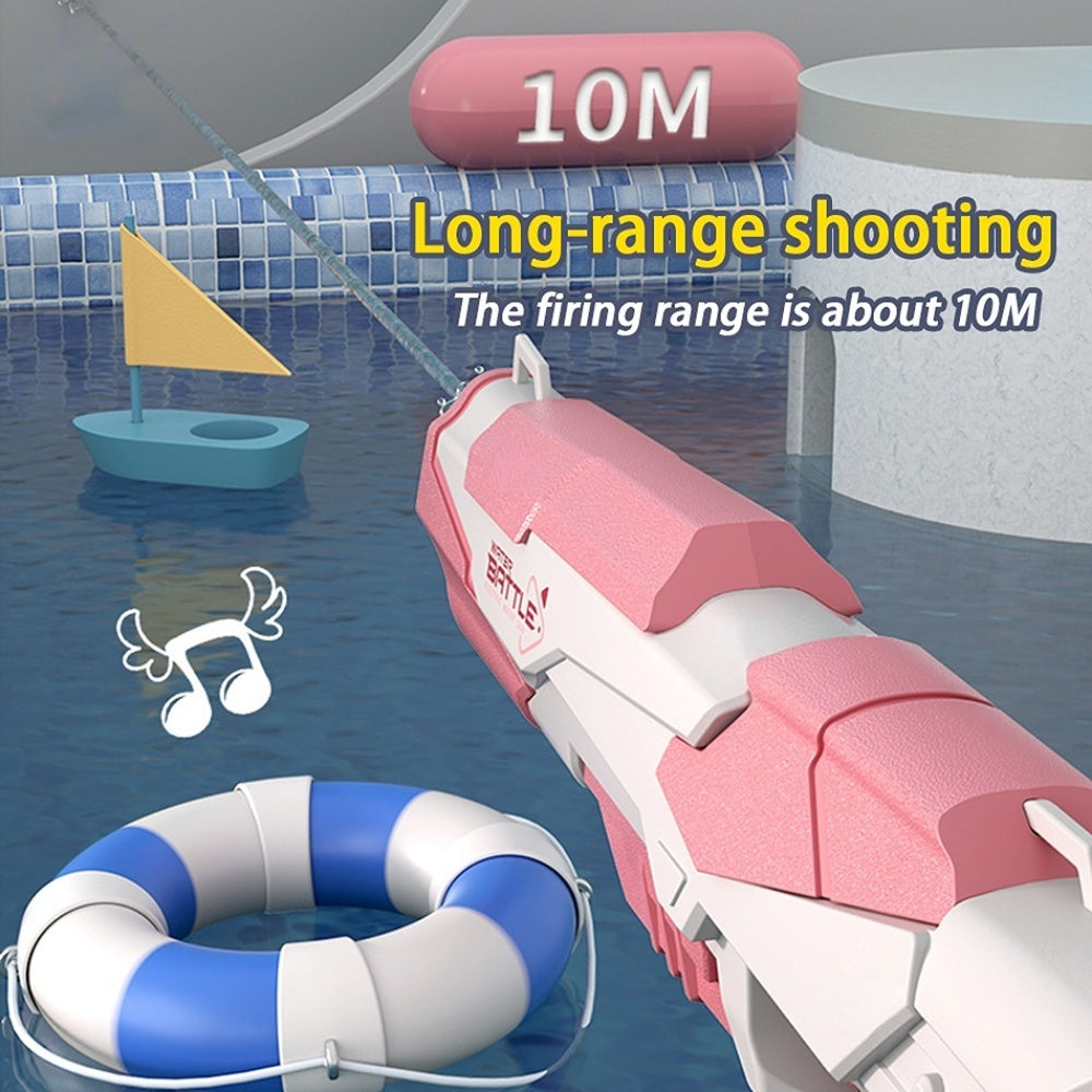 Space Water Gun Electric Automatic Water Absorption Water Fights Toy Outdoor Beach Swimming Pool Bath Toys For Children Kid Gift kids fashion novaa