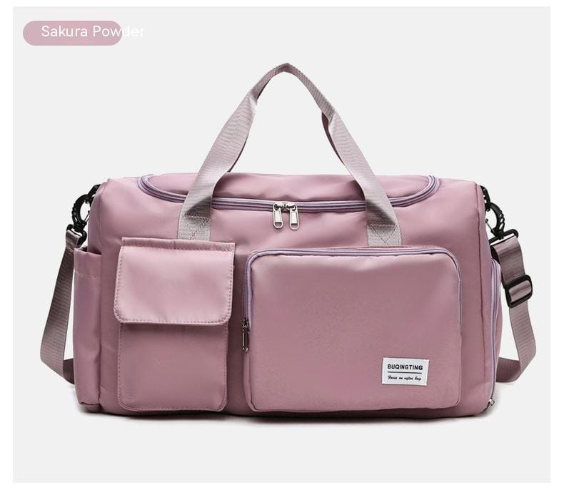 Fashion Sports Gym Bag Casual Yoga Large Capacity bag fashion novaa Cherry Blossom Pink