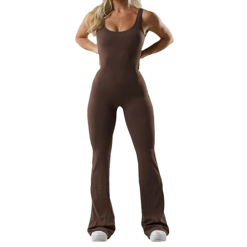 Tight Yoga Bodysuit Casual Hollow Seamless Womens Clothing Yoga Pants fashion novaa