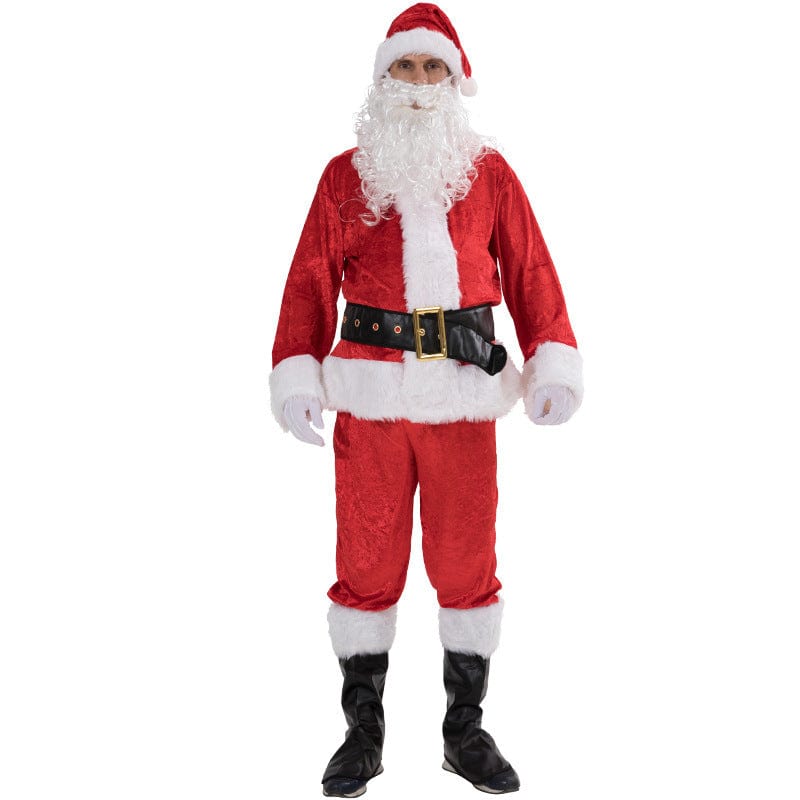 Premium Complete Santa Claus Costume Suit dress fashion novaa