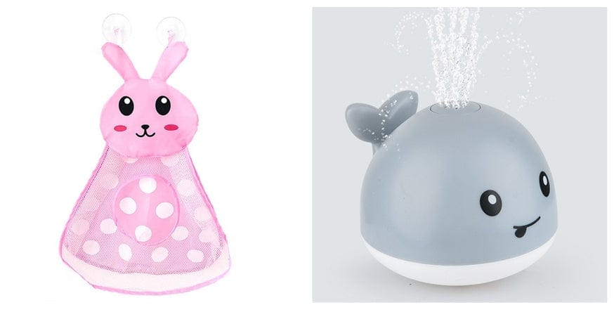 New Baby Bathroom Bath Electric Induction Whale Spray Small Toy kids fashion novaa 2set