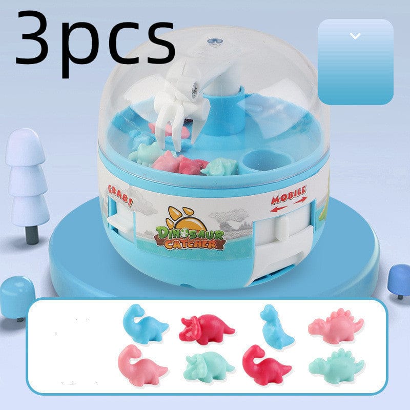 Children's Gashapon Toy Mini Dinosaur Grabbing Machine Kids Toys kids fashion novaa 3PCS Blue