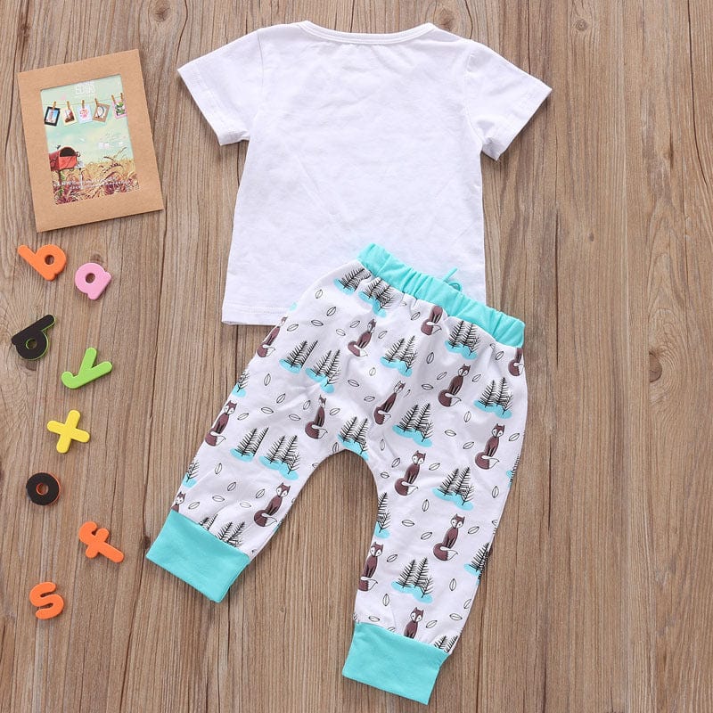 Newborn Baby Clothes Set T-shirt Tops Pants Little Boys and Girls Outfits kids fashion novaa