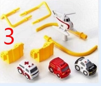 Cars Pass Through Big Adventure Parking Lot Rail Car Toy Car Track Kids Toy kids fashion novaa Accessories Three Set
