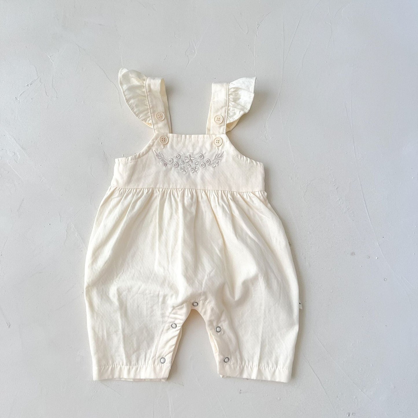 Baby Girl's Loose Adjustable Suspender Romper kids fashion novaa Apricot 100cm