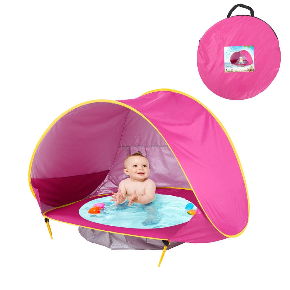 Baby Beach Tent Kids Outdoor Camping Easy Fold Up Waterproof Up Sun Awning Tent UV-protecting kids fashion novaa