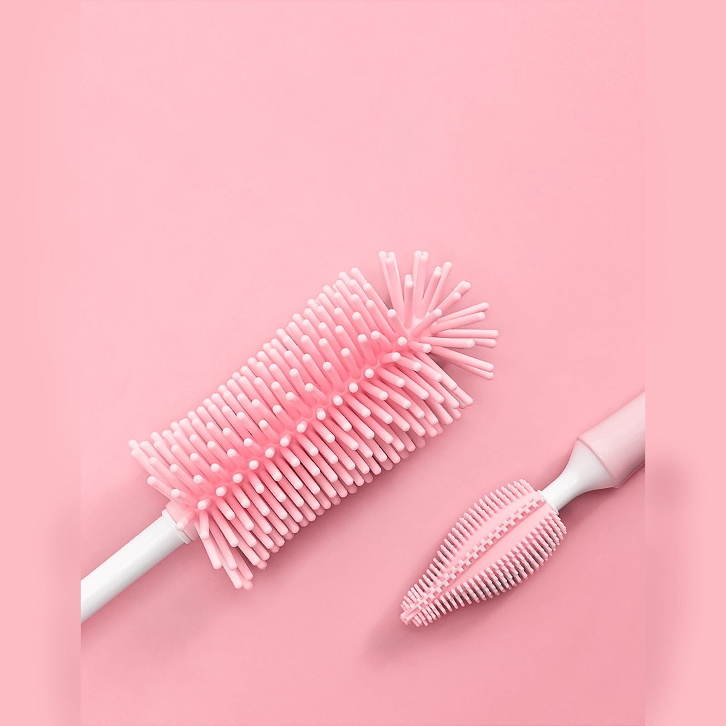 Baby Silicone Baby Bottle Brush Straw Scrubbing Baby Bottle Brush Cleaning kids fashion novaa