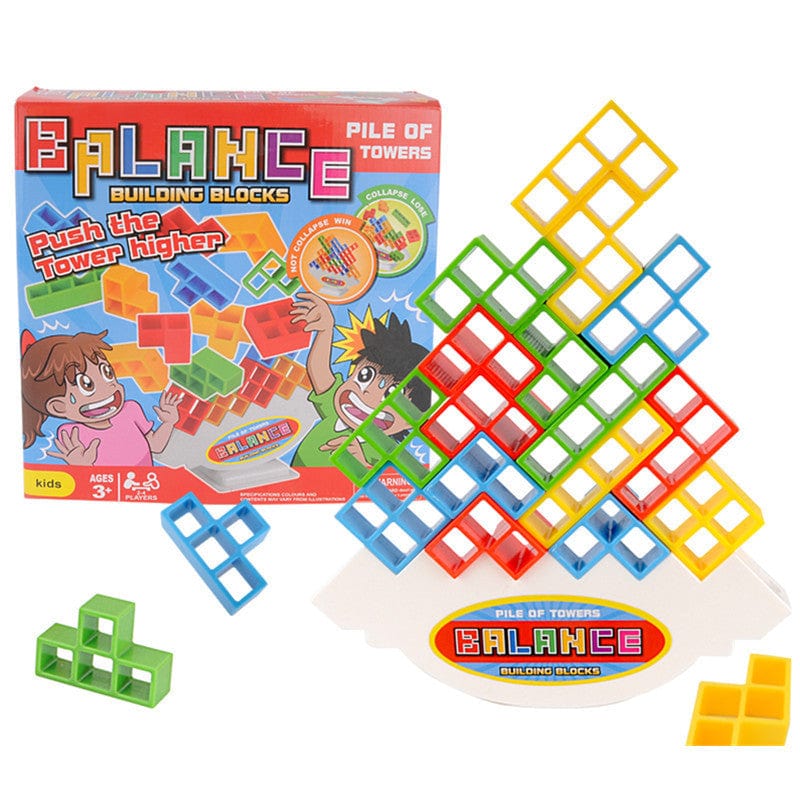 Balance Stacking Board Games Kids Adults Tower Block Toys For Family Parties Travel Games Boys Girls Puzzle Buliding Blocks Toy kids fashion novaa