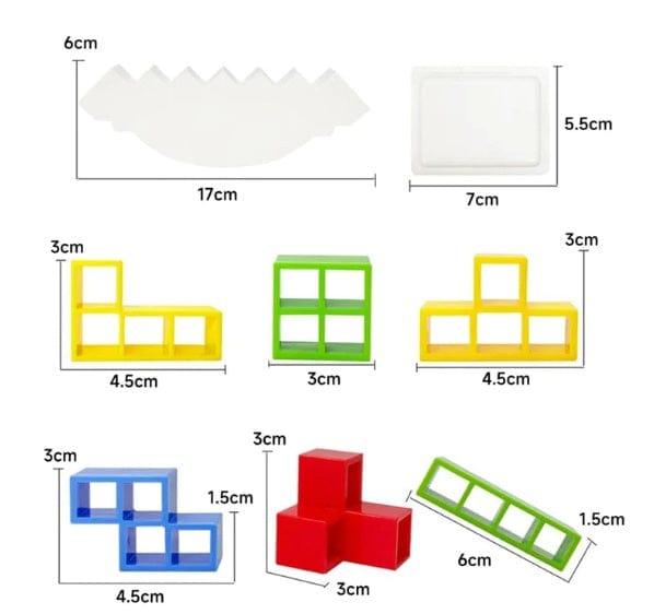 Balance Stacking Board Games Kids Adults Tower Block Toys For Family Parties Travel Games Boys Girls Puzzle Buliding Blocks Toy kids fashion novaa