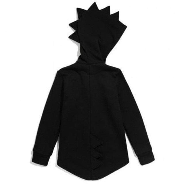 Boys Clothes Kids Baby Boy Jacket Dinosaur Hooded Coat kids fashion novaa Black 12M