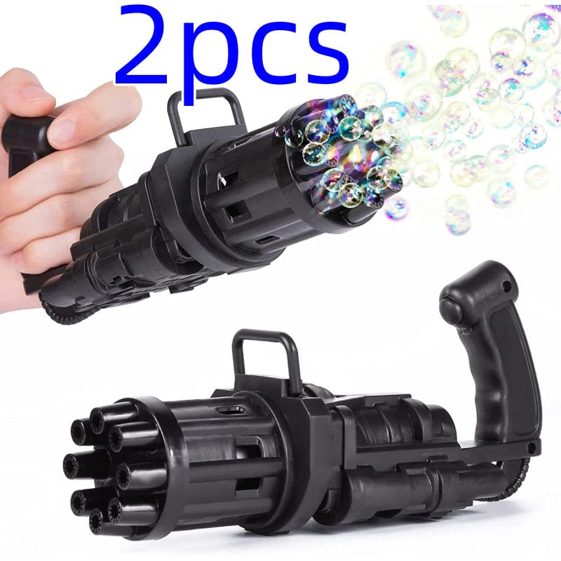 Kids Toy Bath Toys Bubble Gum Machine Toys For Kids Plastic Machine Gun Toy kids fashion novaa Black 2pcs
