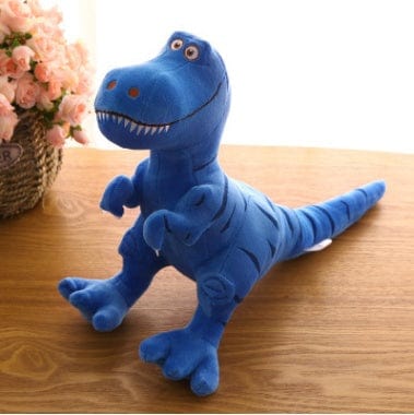 New Dinosaur Plush Toys Cartoon Tyrannosaurus Cute Stuffed Toy Dolls For Kids Children Birthday Gift kids fashion novaa Blue 30cm