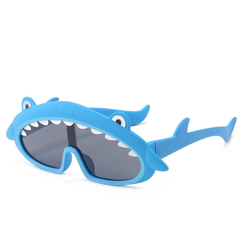 Cartoon silicone kids sunglasses kids fashion novaa Blue