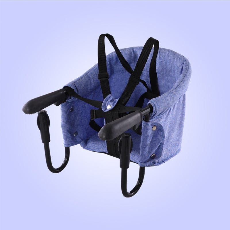 Portable Kids Baby High Chair Dining High Dinning Cover Seat Safety Belt Feeding Baby Care Accessory kids fashion novaa Blue