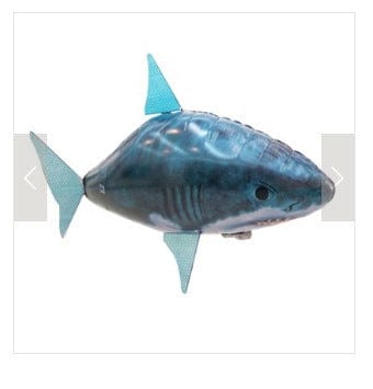 Remote Control Shark Toys Air Swimming Fish Infrared RC Air Balloons Inflatable RC Flying Air Plane Kids Toys kids fashion novaa Blue