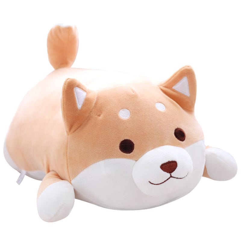 36cm 55cm Cute Fat Shiba Inu Dog Plush Toy Stuffed Soft Kawaii Animal Cartoon Pillow Lovely Gift For Kids Baby Children Gifts kids fashion novaa Brown A 35cm