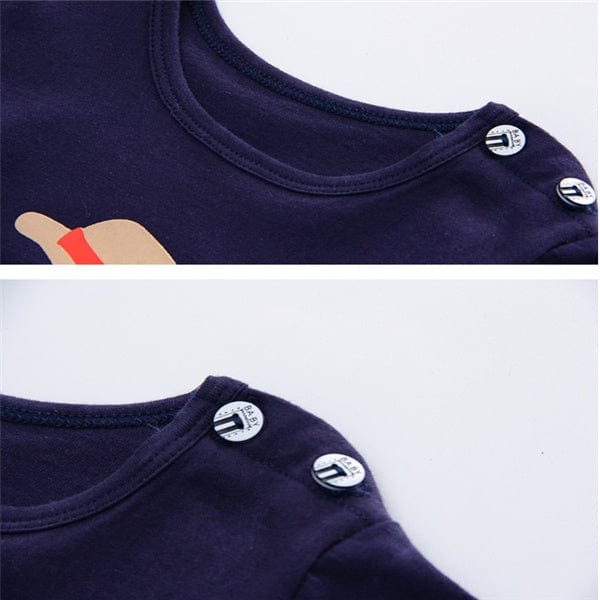 Cartoon Clothing Baby Boy Summer Clothes T-shirt Baby Girl Casual Clothing Sets kids fashion novaa