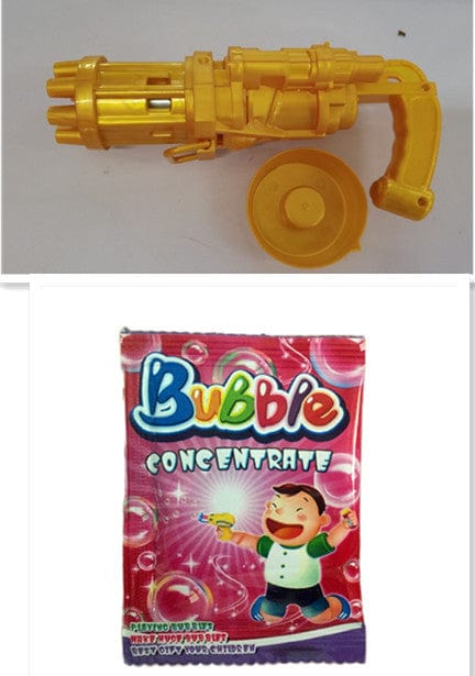 Kids Toy Bath Toys Bubble Gum Machine Toys For Kids Plastic Machine Gun Toy kids fashion novaa Golden set