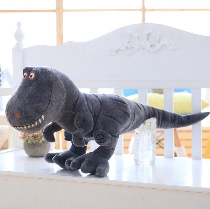 New Dinosaur Plush Toys Cartoon Tyrannosaurus Cute Stuffed Toy Dolls For Kids Children Birthday Gift kids fashion novaa Gray 100cm