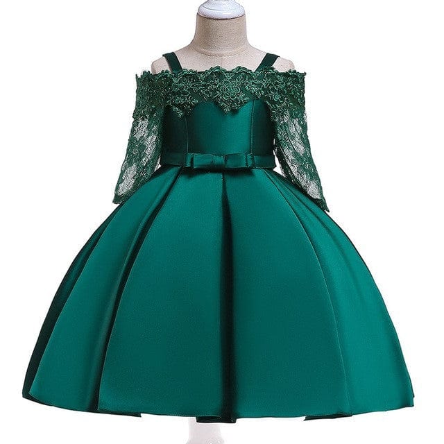 Kids Girls Dress Toddler Tops Skirts Kid Clothes Children kids fashion novaa Green 10T