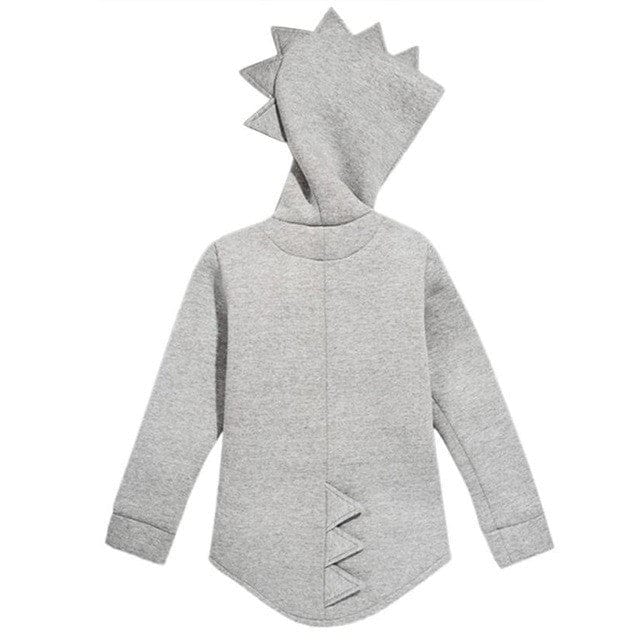 Boys Clothes Kids Baby Boy Jacket Dinosaur Hooded Coat kids fashion novaa Grey 12M
