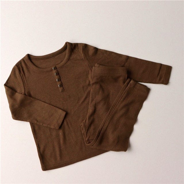Baby Kids Pajamas Sets Girl Boy Sleepwear Suit Autumn Kids kids fashion novaa H 12and18 Months