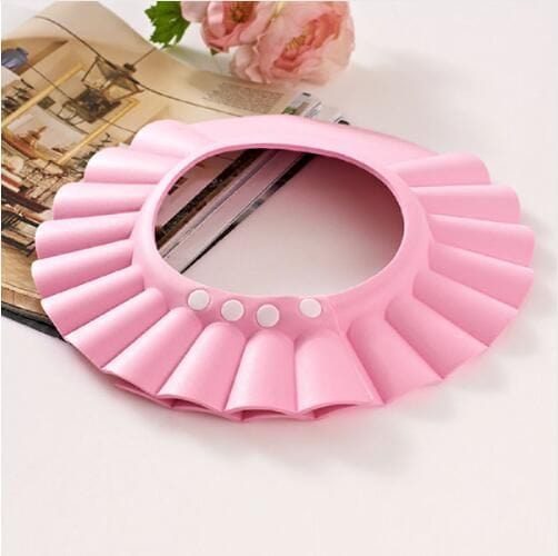 New Eco-friendly Material Kids Shower Baby Bath Adjustable Size kids fashion novaa Pink