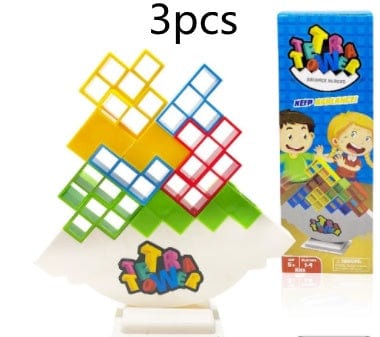 Balance Stacking Board Games Kids Adults Tower Block Toys For Family Parties Travel Games Boys Girls Puzzle Buliding Blocks Toy kids fashion novaa Portable 16blocks3pcs