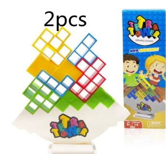 Balance Stacking Board Games Kids Adults Tower Block Toys For Family Parties Travel Games Boys Girls Puzzle Buliding Blocks Toy kids fashion novaa Portable2pcs 48blocks