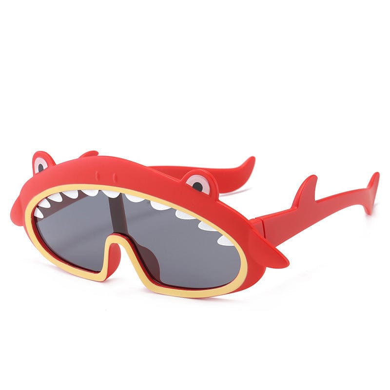 Cartoon silicone kids sunglasses kids fashion novaa Red