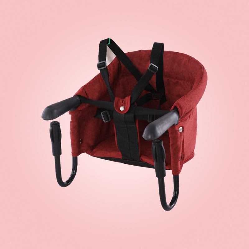 Portable Kids Baby High Chair Dining High Dinning Cover Seat Safety Belt Feeding Baby Care Accessory kids fashion novaa Red