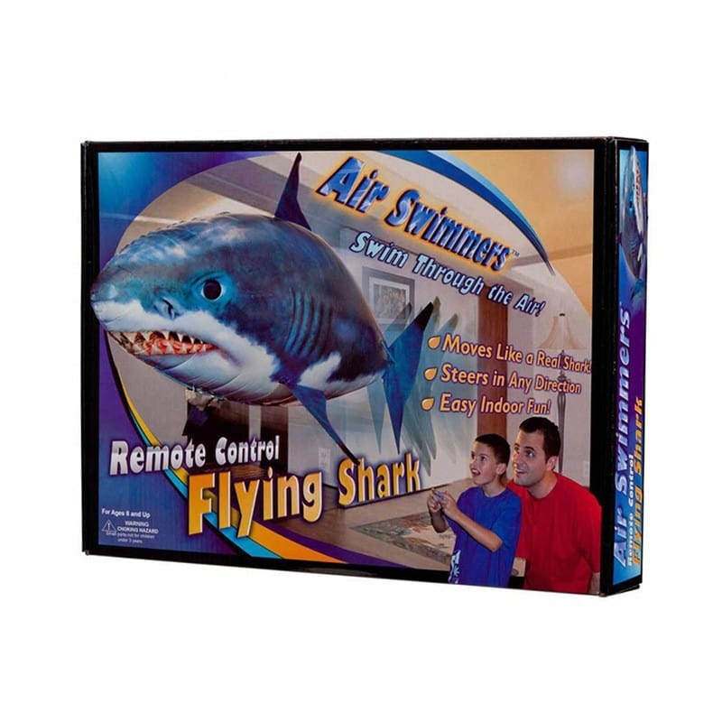 Remote Control Shark Toy Air Swimming Fish Infrared Flying RC Airplanes Balloons kids fashion novaa