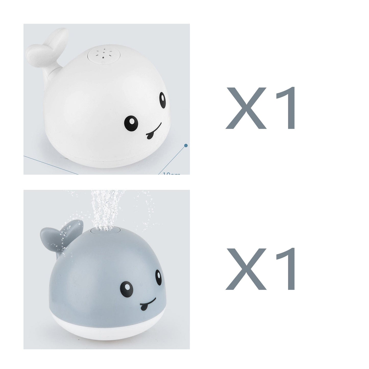New Baby Bathroom Bath Electric Induction Whale Spray Small Toy kids fashion novaa SetA