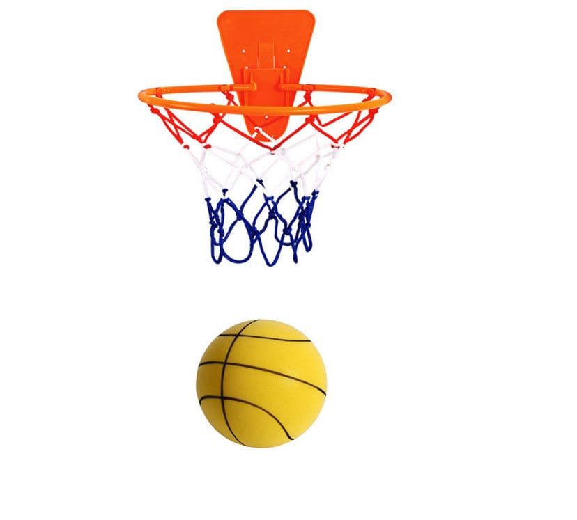Silent High Density Foam Sports Ball Indoor Mute Basketball Soft Elastic Ball Children Sports Toy Games kids fashion novaa