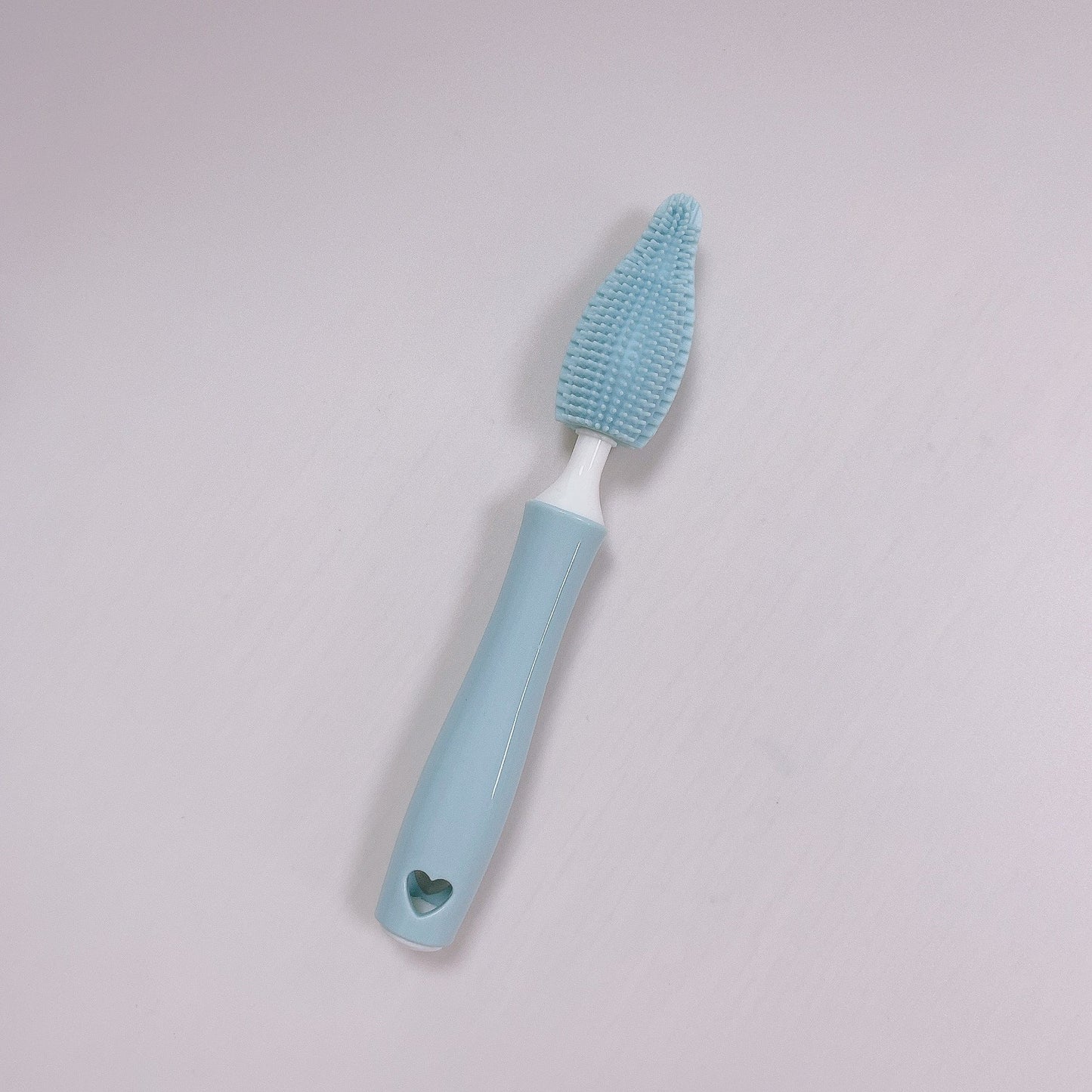 Baby Silicone Baby Bottle Brush Straw Scrubbing Baby Bottle Brush Cleaning kids fashion novaa Small green