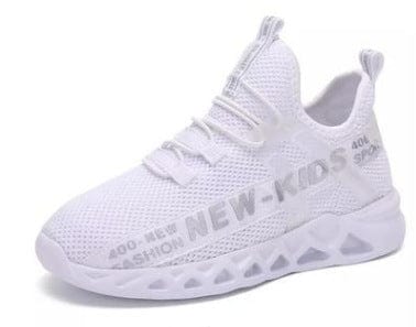 New Mesh Kids Sneakers Lightweight Children Shoes Casual Breathable Boys Shoes Non-slip Girls Sneakers kids fashion novaa White 27