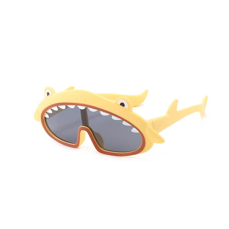 Cartoon silicone kids sunglasses kids fashion novaa Yellow