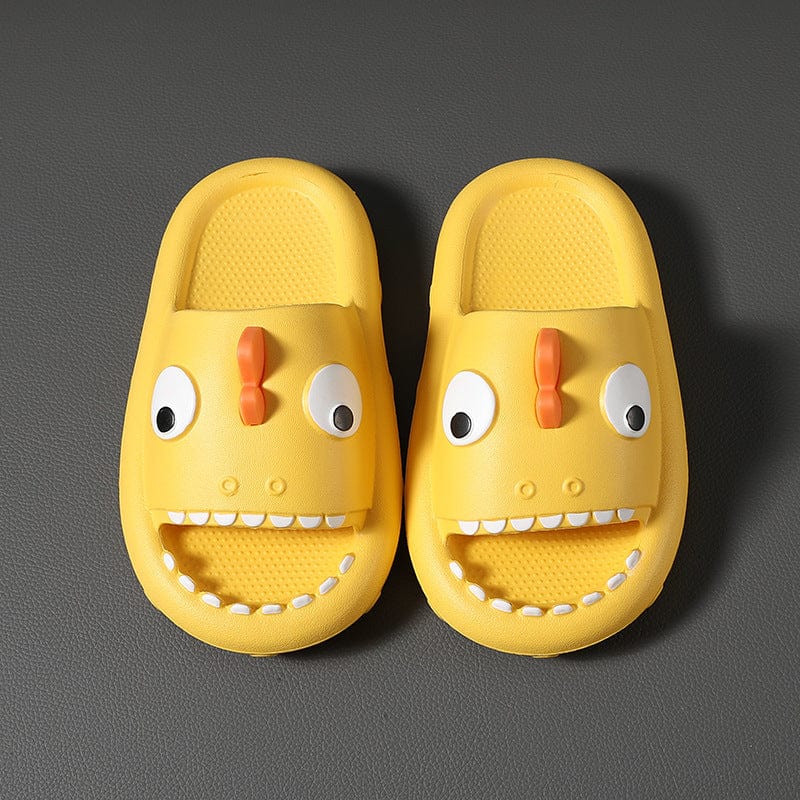 Shark Slippers For Kids Toddler Boys Girls Non Slip Children Shower Shoes kids fashion novaa Yellow Size170