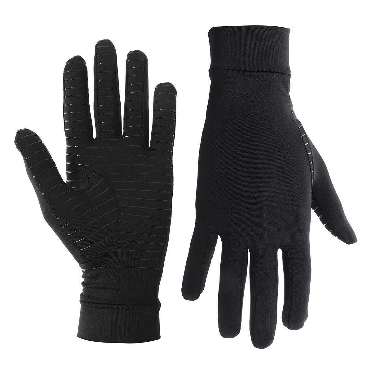 Health compression gloves men collecthion fashion novaa Black L