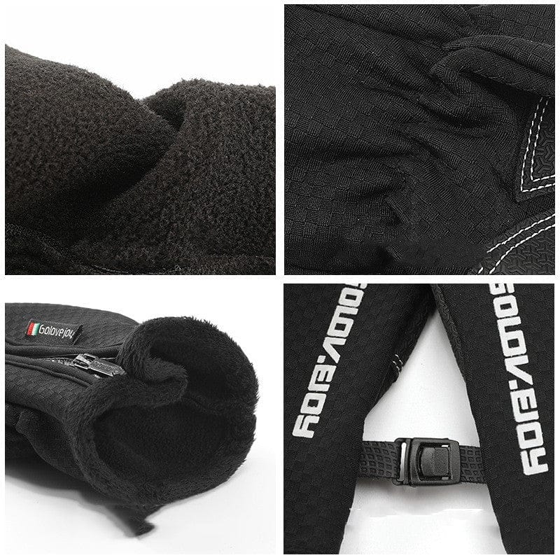 Cycling Gloves Plus Velvet Winter Warm Gloves men collecthion fashion novaa