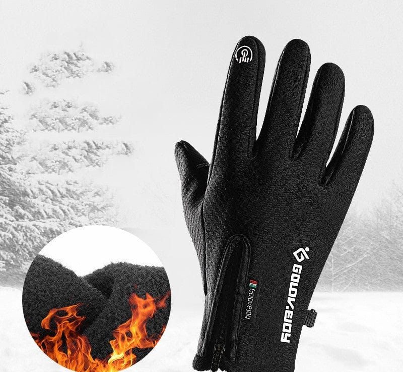Cycling Gloves Plus Velvet Winter Warm Gloves men collecthion fashion novaa