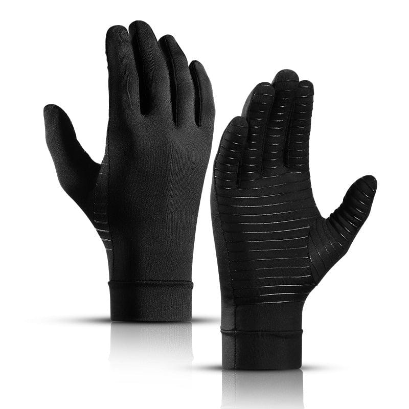Arthritis pressure gloves men collecthion fashion novaa Full finger black L