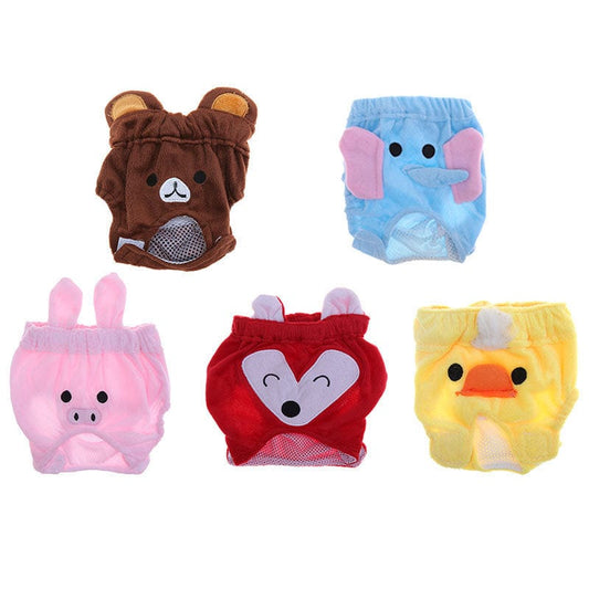 Reusable Dog Diapers Belly Band Cotton Physiological Underwe pet Vismera Blue L