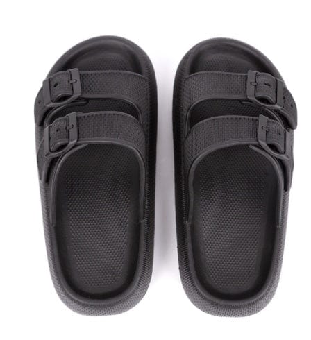 Summer Women Outdoor Indoor Thick-soled Eva Sandals And Slippers shoes fashion novaa Black 35to36