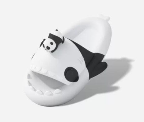 Cat And Shark Lovers Thick Soled Non Slip Slippers shoes fashion novaa