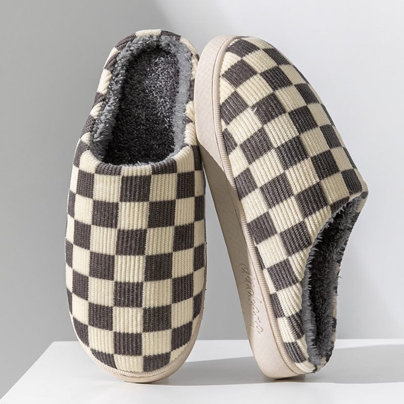 Gradient Slippers Plush Winter Shoes Women House Bedroom Slippers shoes fashion novaa